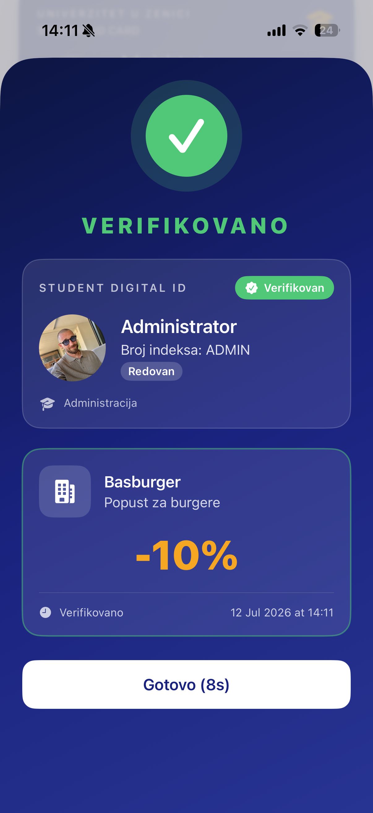 Instant Verifikacija